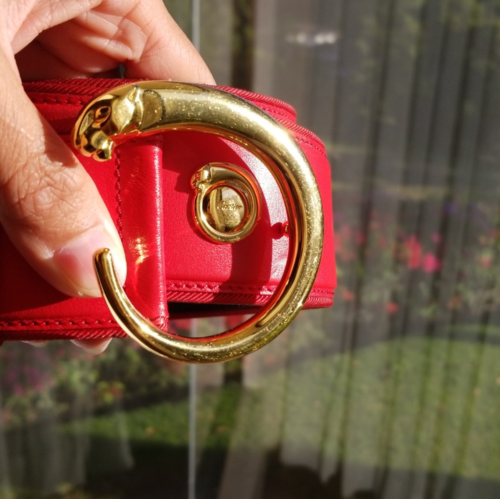 Vintage red Cartier belt - Picture 10 of 11